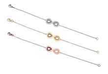 Load image into Gallery viewer, Infinity heart bracelet