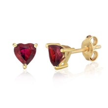 Load image into Gallery viewer, Fanny heart stud earrings