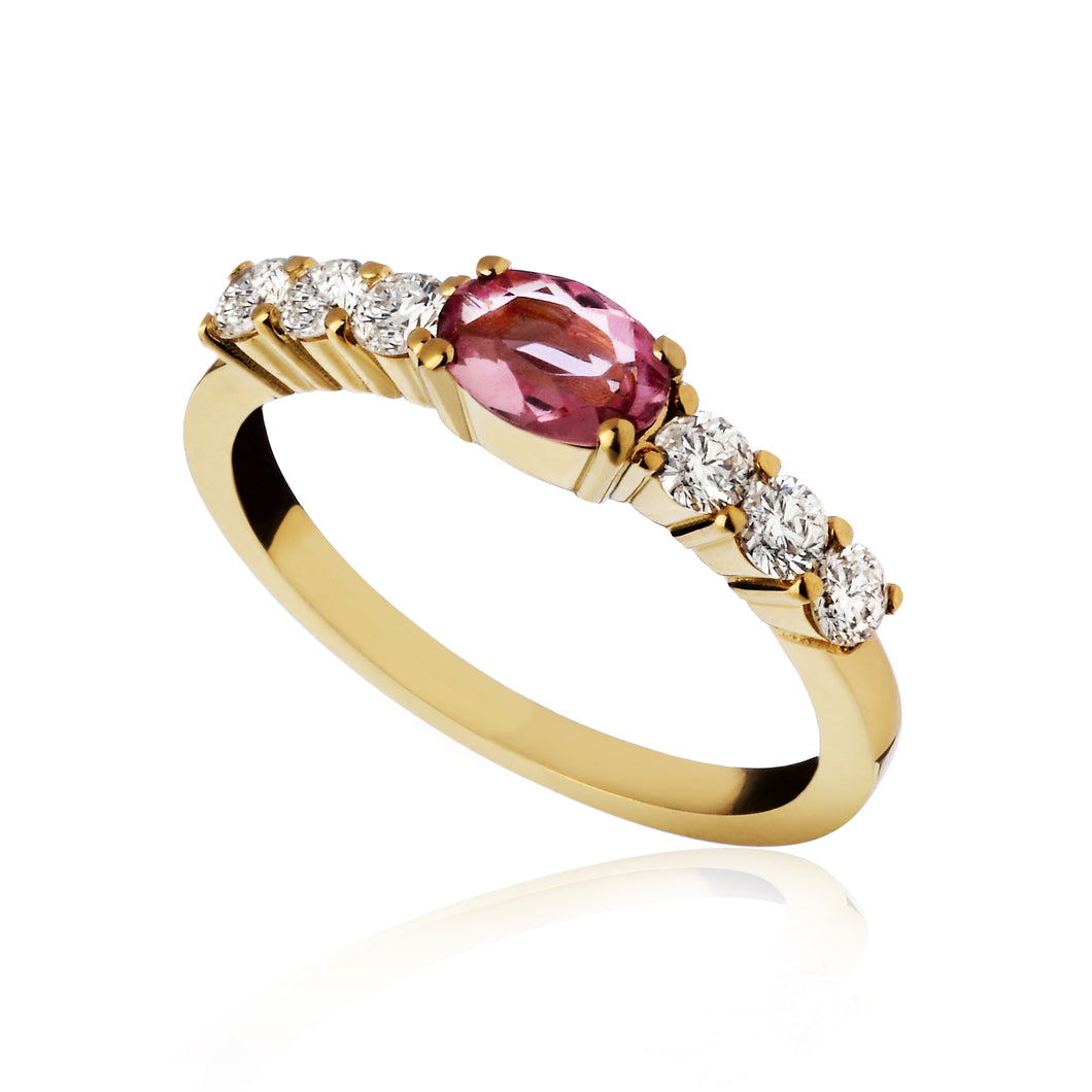 Chiara diamond band ring