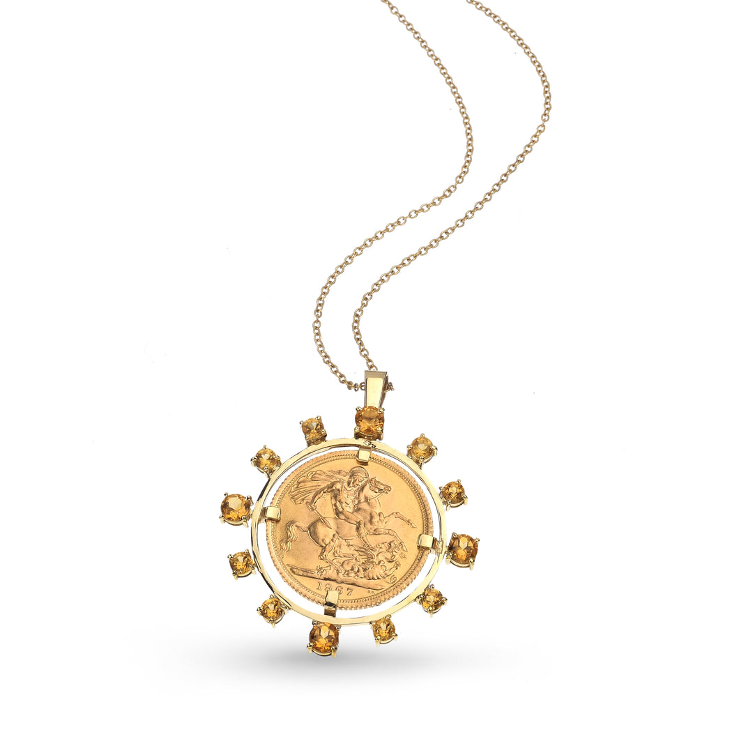 Moneta coin pendant