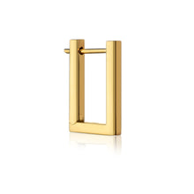 Load image into Gallery viewer, Sylvia single plain gold hoop
