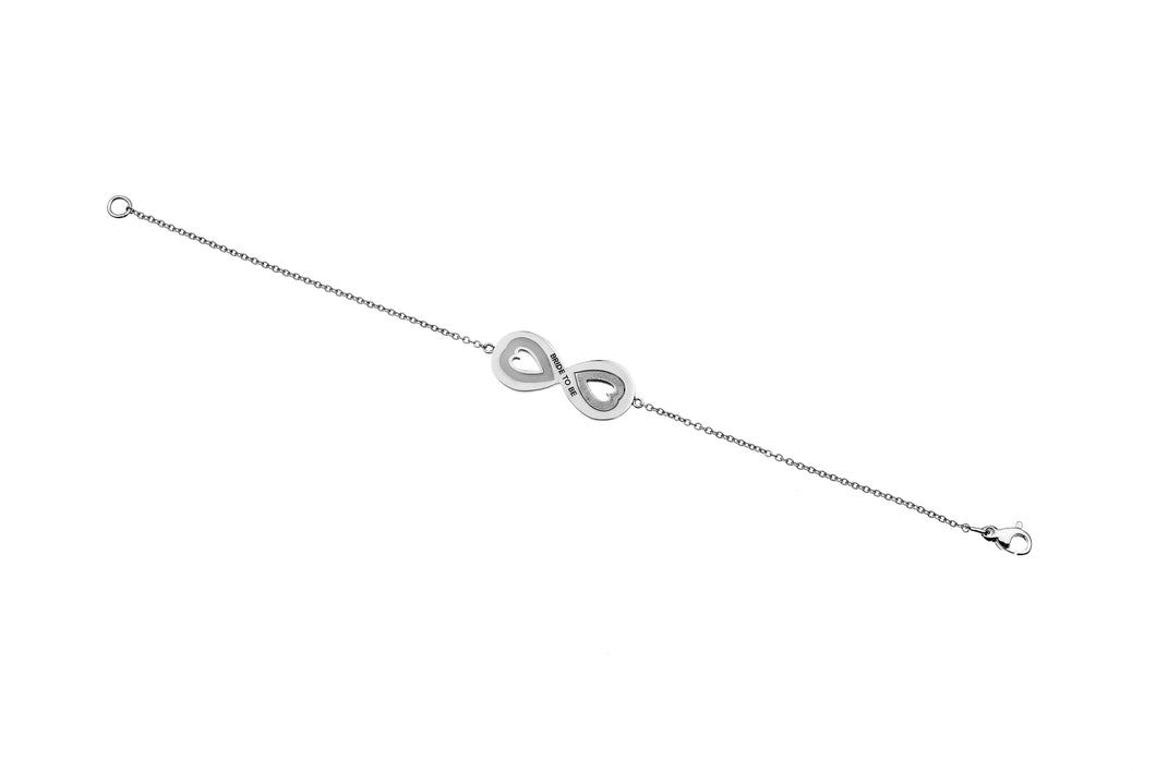 Infinity heart bracelet