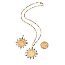 Load image into Gallery viewer, Moneta coin pendant
